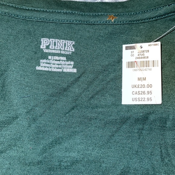 PINK BY V S Vneck T-SHIRT ⭐️ NWT - Picture 7 of 9